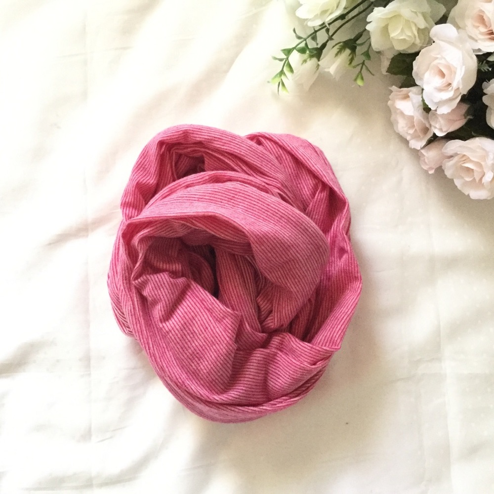 Pink Infinity Scarf